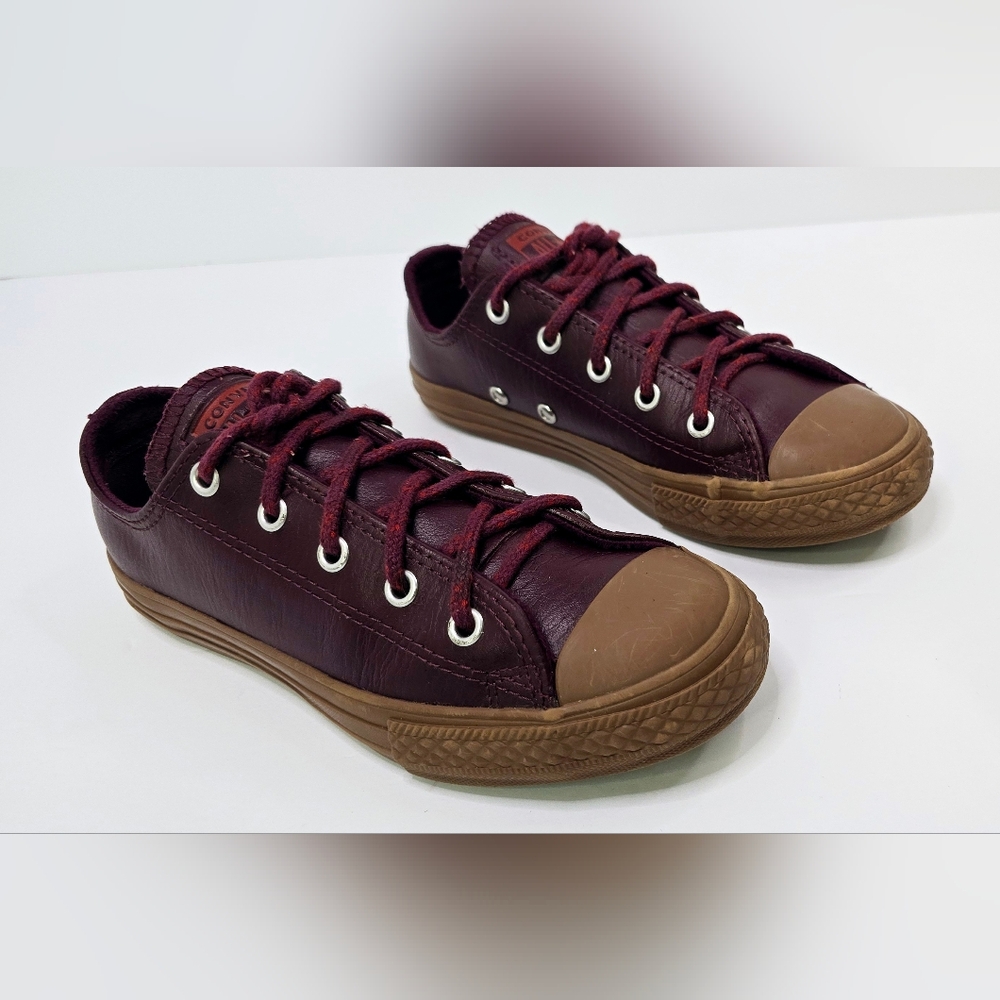 Converse Chuck Taylor All Star Youth Sneakers, Dark Sangria-Red Size 2